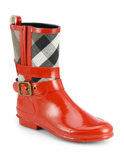 burberry boots red|burberry military boots.